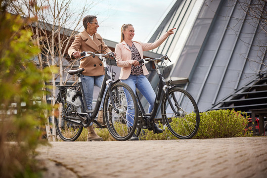 Fietsen en wandelen